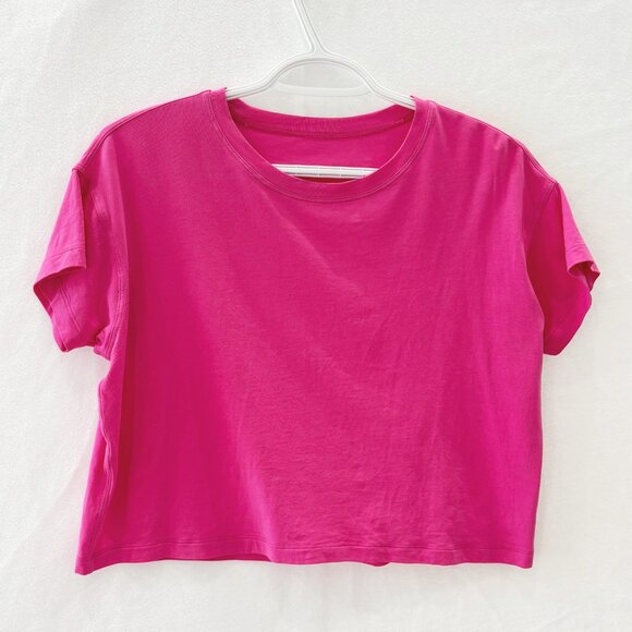 lululemon Sonic Pink Cates Tee size 4 - Picture 5 of 10